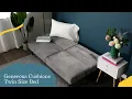 Lagu Mayview Monroe Sofa Bed with Buttonless Tufting