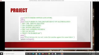 Conditional Statements in Python Lesson 8