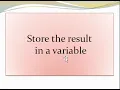 Java methods - return values tagalog