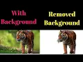 How to Remove background image using Python YouTube Short