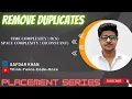 RemoveDuplicates String Java GFG Leetcode placementPreparationSeries FullExplanationWithCode Safdar