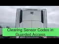 Thermo King SB unit sensor codes Do this before unit starts up