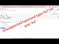 TypeError unsupported operand type s for str and int error in Python