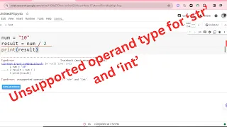 TypeError unsupported operand type s for str and int error in Python