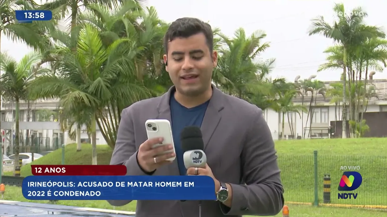 12 anos Irineópolis: acusado de matar homem em 2022 é condenado