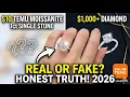 Temu Moissanite Ring Review 10 vs 1 000 Diamond Honest 2026 Truth