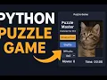 Python Puzzle Game - Select Image And Play Using Tkinter
