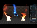 Volumetric fire with collision detection via Signed Distance Field shapes