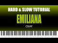 Download Lagu CKay – Emiliana | HARD \u0026 SLOW Piano Tutorial