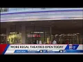More Regal theatres open Friday