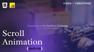 Animation on Scroll in HTML5 CSS3 and Vanilla JavaScript