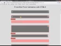 Front End Form Validation with Only HTML5 - part 7
