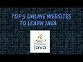 Top websites to learn Java for Free 2018
