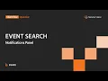 Search Events Use the Notifications Panel BLAZE Hanwha Vision