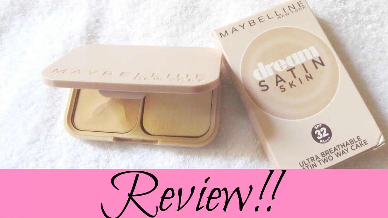 FOUNDATION REVIEW: MAYBELLINE DREAM SATIN FOUNDATION. 