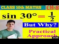 Proof sin30 cos30 tan30 1 3 HOW WHY TRIGONOMETRY