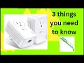 3 things you need to know about the TP-Link AV1000 Powerline Ethernet Adapter