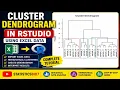 How to Create a Cluster Dendrogram in RStudio Hierarchical Clustering