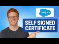 How to Create a Self Signed Certificate and Use It in Salesforce Identity Provider EASY TUTORIAL