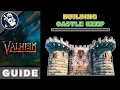 Best Large House Design Tutorial How to Build a Stone Castle in Valheim Base Building Guide