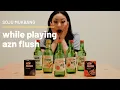 Soju Mukbang while playing Azn Flush Card Game