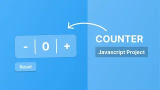 Increment Decrement Counter Button Javascript Project