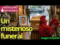 un funeral en ataud dorado entre vigilancia militar y especulacion