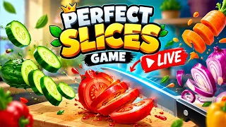 🔥 Perfect Slices Live 🍉🔪 Epic Cutting Challenge 🎮✨ #VerticalLive #ShortsLive