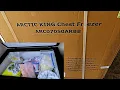 Unboxing and Setup of Cheap Walmart Arctic King Chest Freezer 7 CU FT