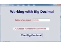 Java NetBeans Tutorial of BigDecimal
