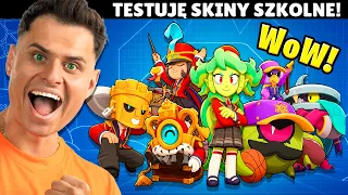 Testuję WSZYSTKIE Skiny SZKOLNE i HALLOWEEN w Brawl Stars!
