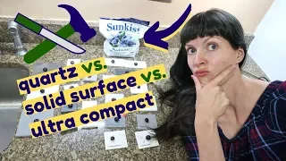 Testing Quartz vs Solid Surface Countertops Our Budget-Friendly Kitchen Makeover