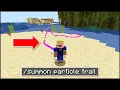 Minecraft - How To Create Particle Trails