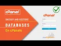 How to Backup and Restore Database on cPanel
