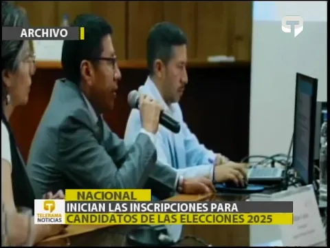 Inician las inscripciones para candidatos de las elecciones 2025