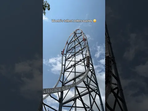 Worlds Tallest Rollercoaster POV 😳