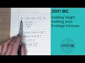 ARE 5 0 2021 IBC Area Calculation and Frontage Increase