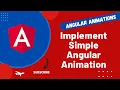 25 How to do Simple Angular Animation using State Style Transition Animate functions - Angular16