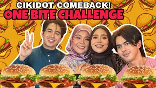 CIKIDOT COMEBACK! 1 BITE CHALLENGE WITH NORREEN IMAN! ECAH DAUD MASIH POWER KE?