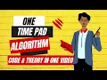 One Time Pad Algorithm With Code Theory