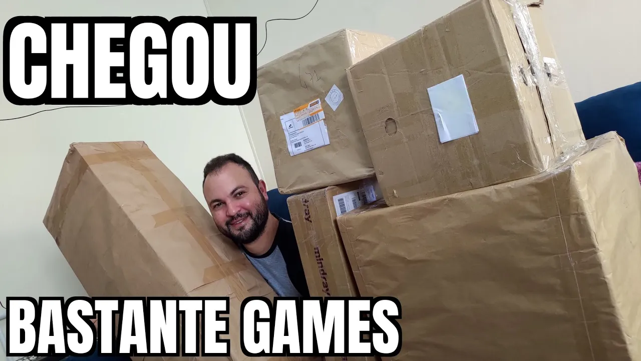 Comprei Varias caixas de games