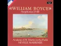Boyce: Symphony No. 1 in B flat Major