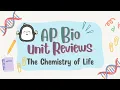 AP Biology Review Unit 1 Chemistry of Life
