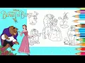 Coloring Disney Beauty and the Beast - Princess Belle Coloring Pages
