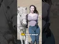 Download Lagu Wanita Cantik Sedang Jalan Dengan Kuda ‼️ #shorts #animalshorts
