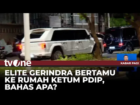 Elit Gerindra Bertamu ke Rumah Ketum PDIP Megawati