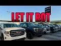 I went to a GMC dealership immediately regretted it