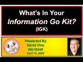 What s In Your Information Go-Kit for Emergency Preparedness 2026
