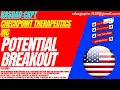 POTENTIAL BREAKOUT CKPT STOCK ANALYSIS CHECKPOINT THERAPEUTICS INC STOCK