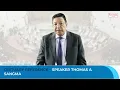 OBITUARY REFERENCE - SPEAKER THOMAS A SANGMA